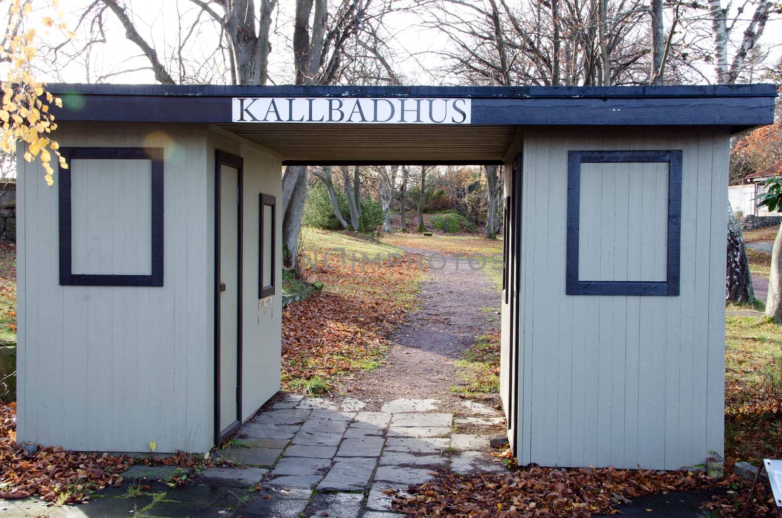 Entrance to cold baths on Saltholmen