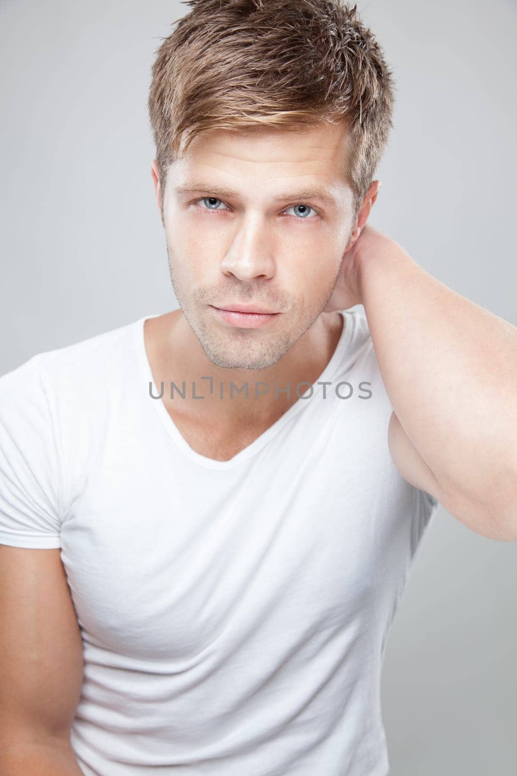 Portrait of a handsome young man