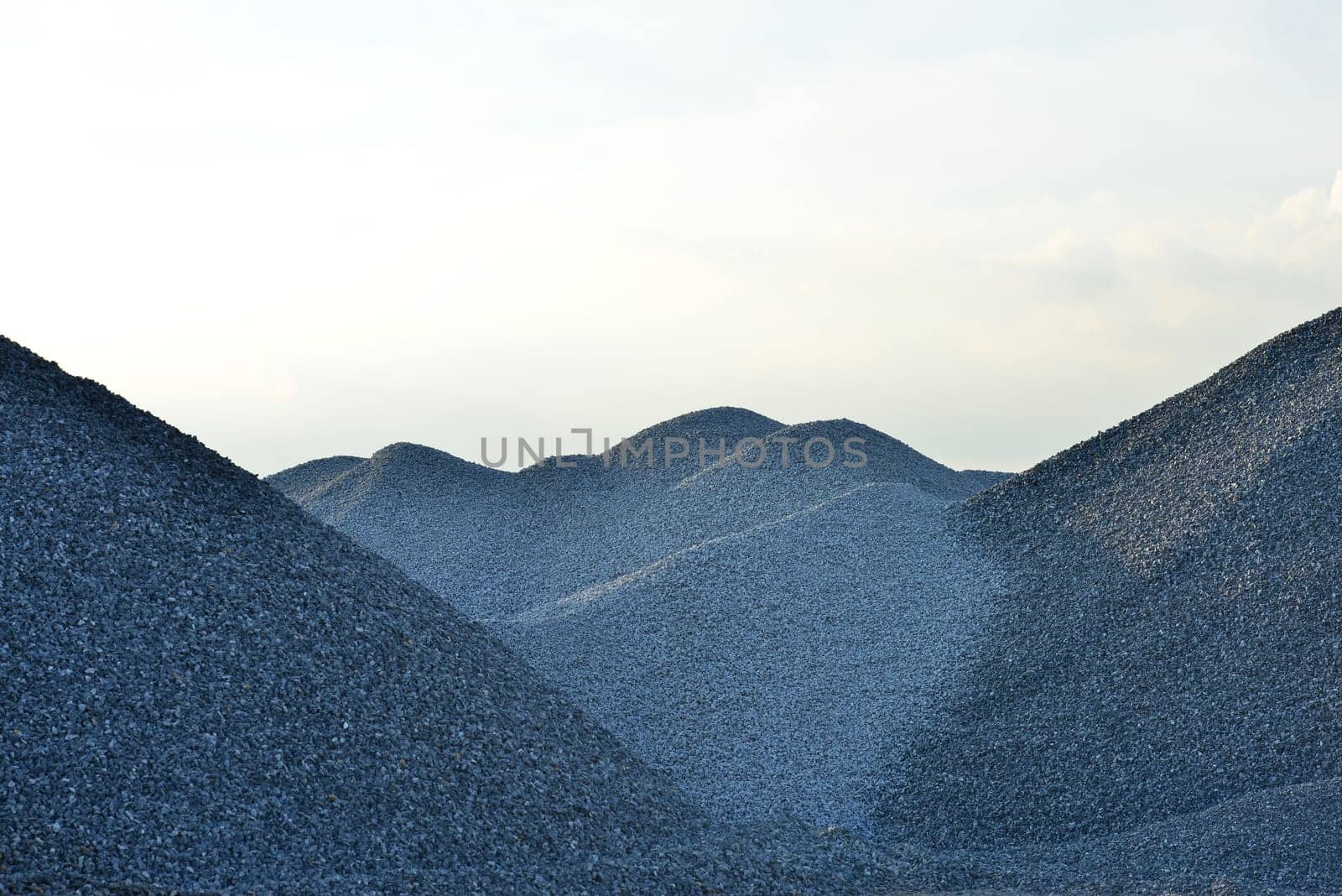 heaps of granite stone