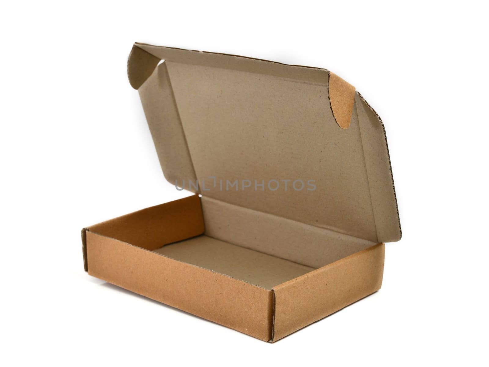 Cardboard Box Isolated on White