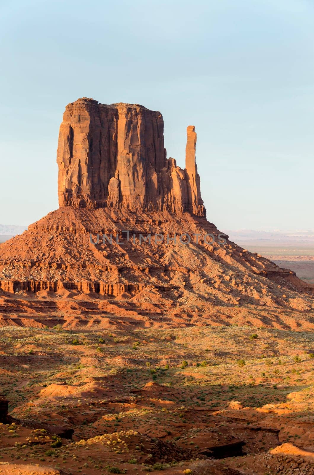 monolith in the desert of Monument Valley