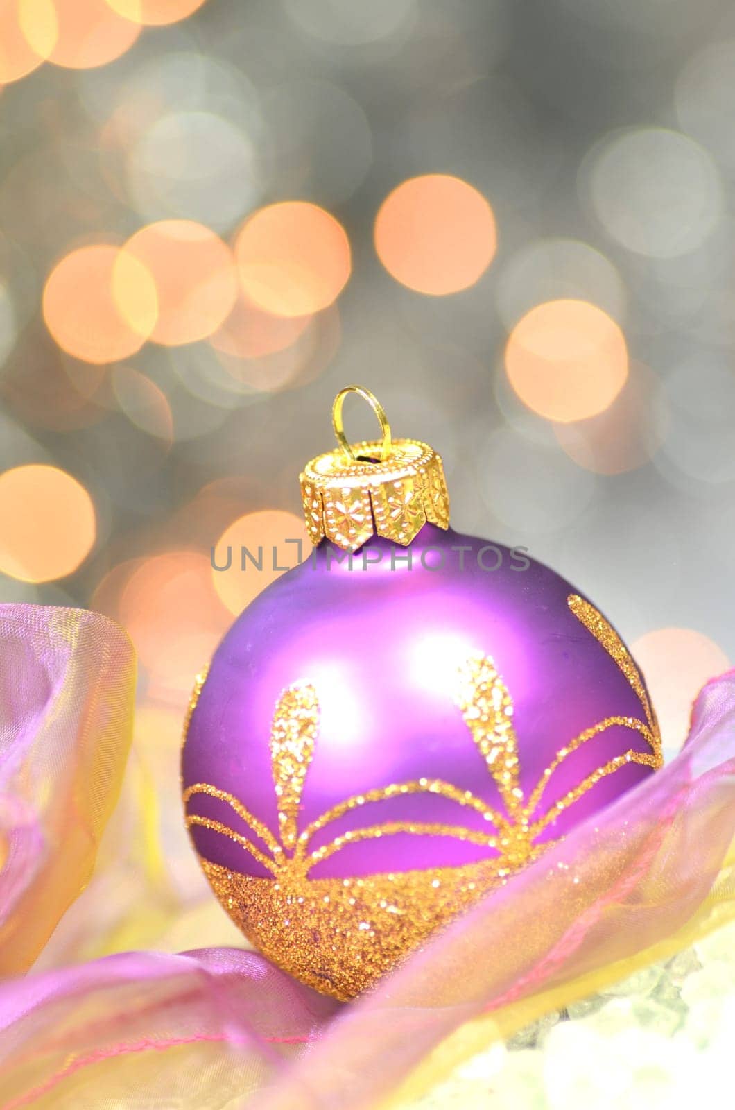 christmas decoration, Christmas ball against bokeh background