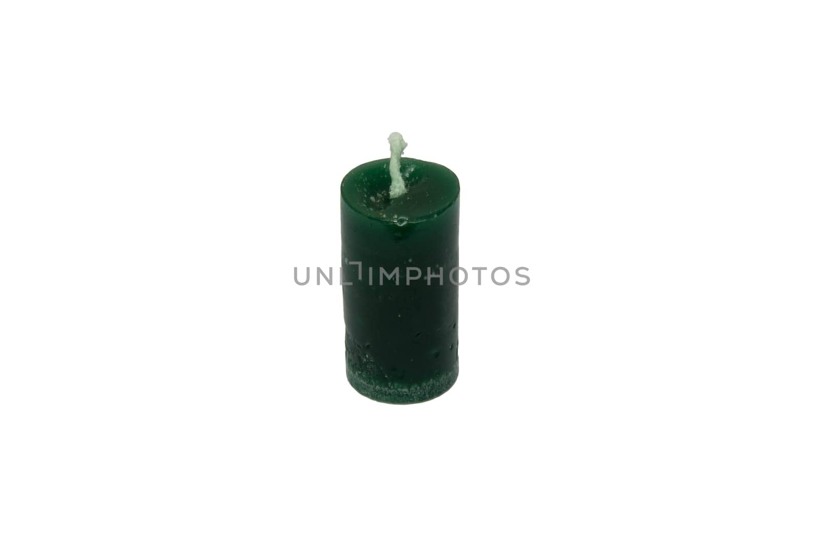 The aroma candle on the white background.Isolate