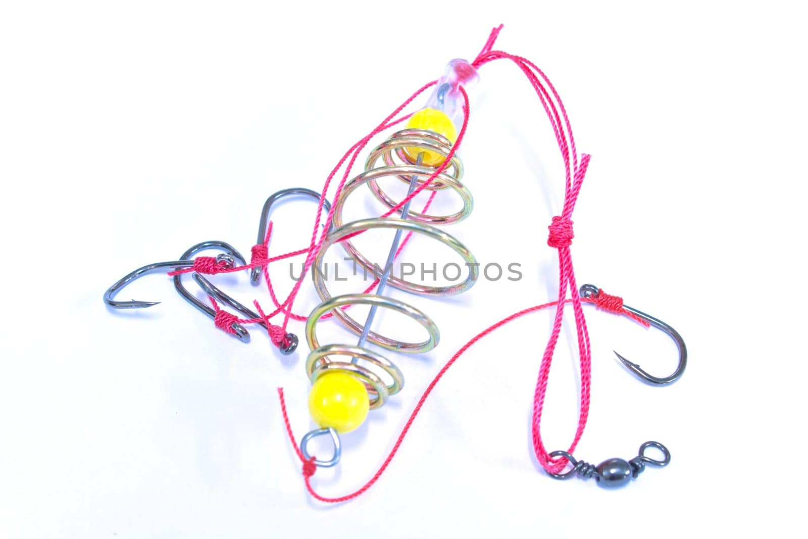 fishing hook wobbler, isolated on white background