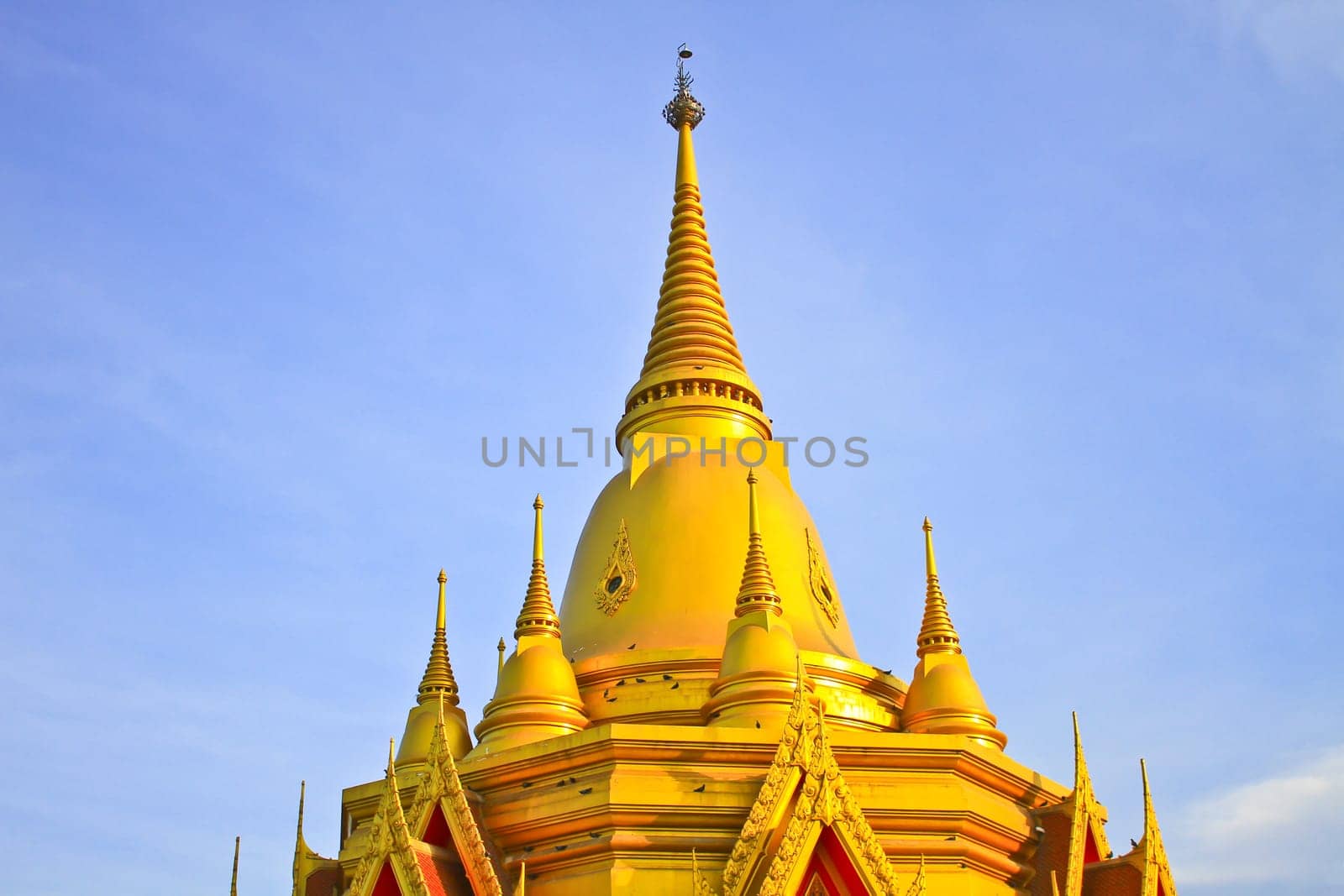 Thai Pagoda is beautiful at temple, Thailand