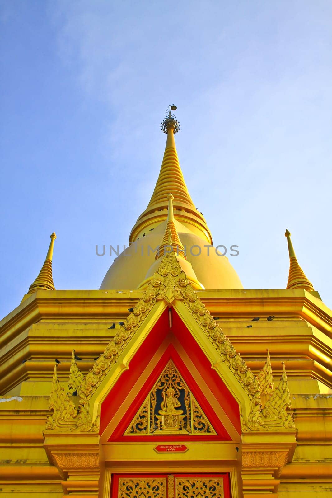 Thai Pagoda is beautiful at temple, Thailand
