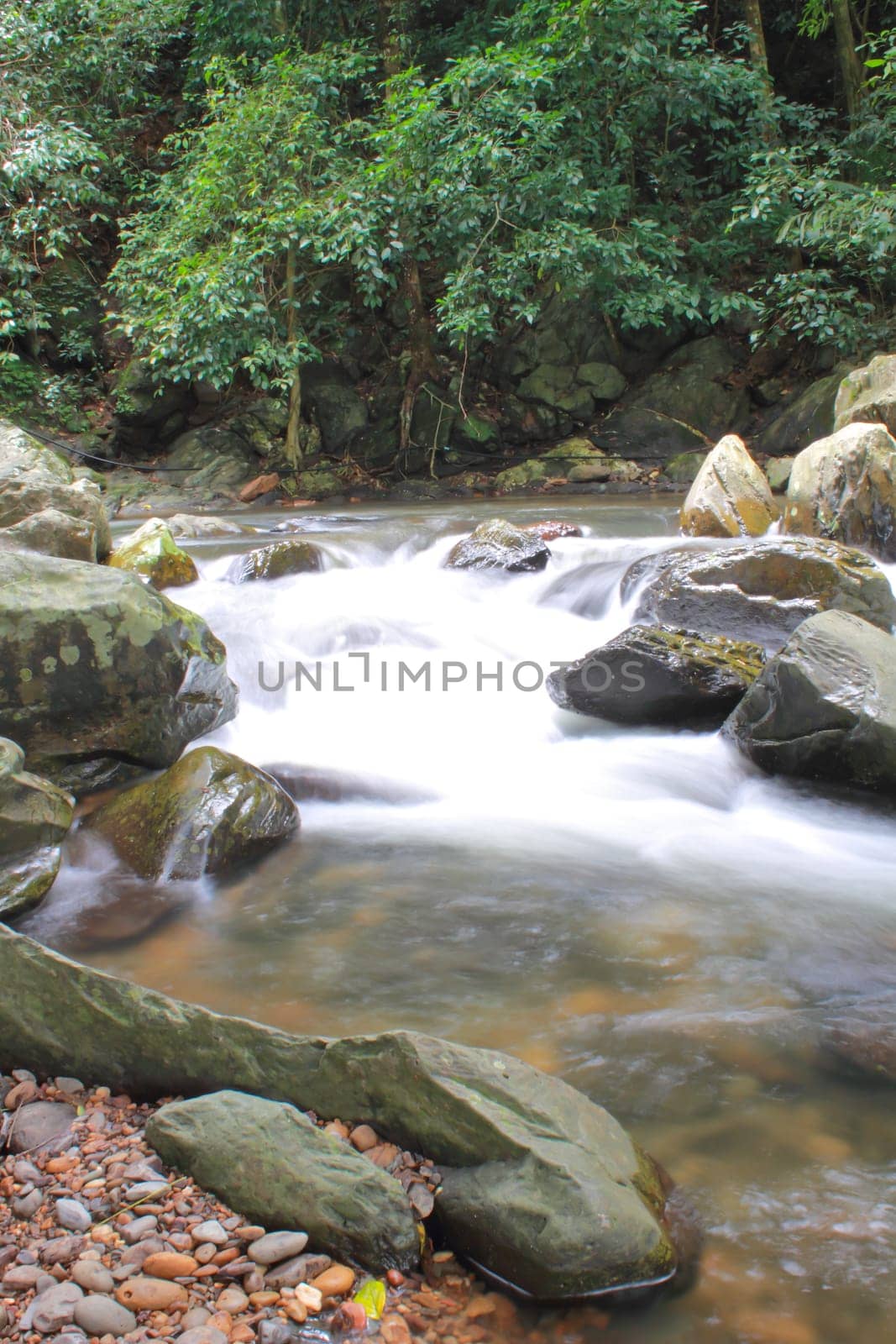 waterfall in forest, Thailand