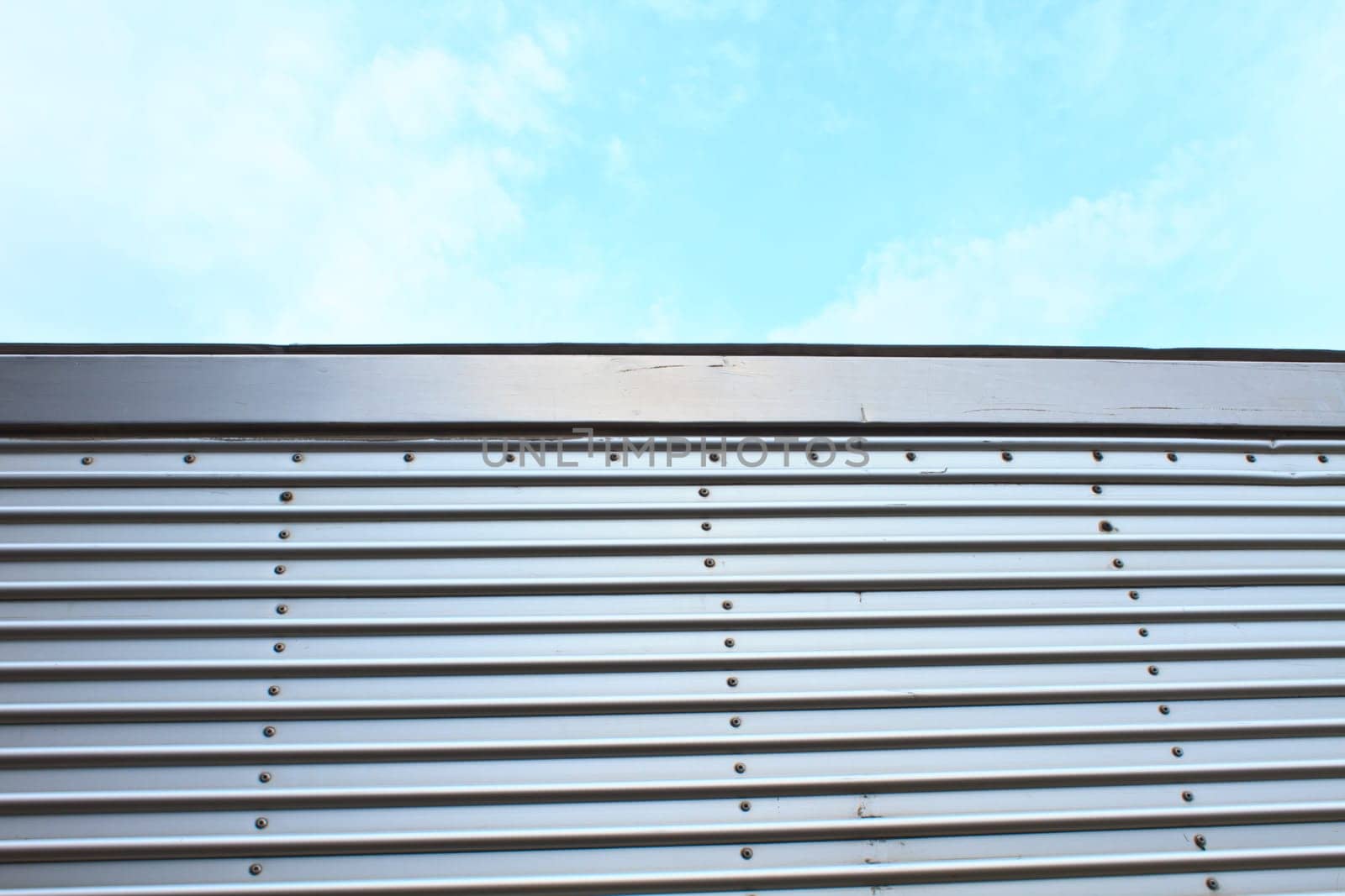 metal surface cargo container