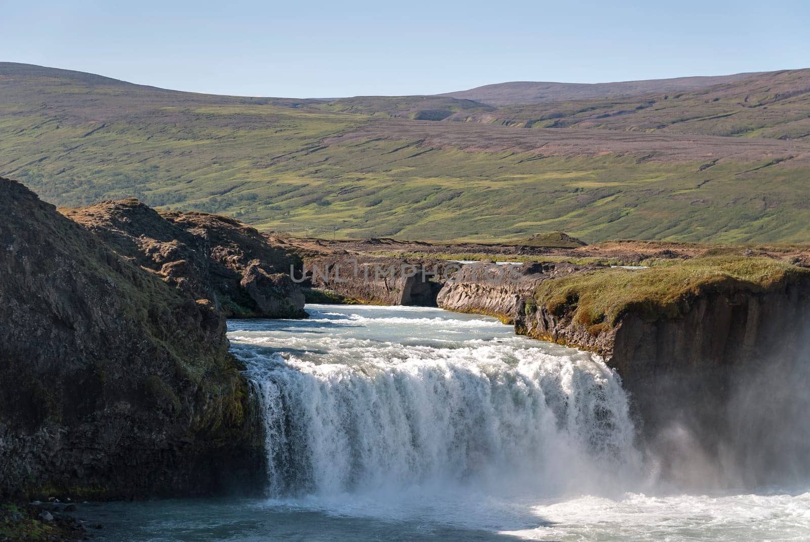 Godafoss waterfall in northern Iceland