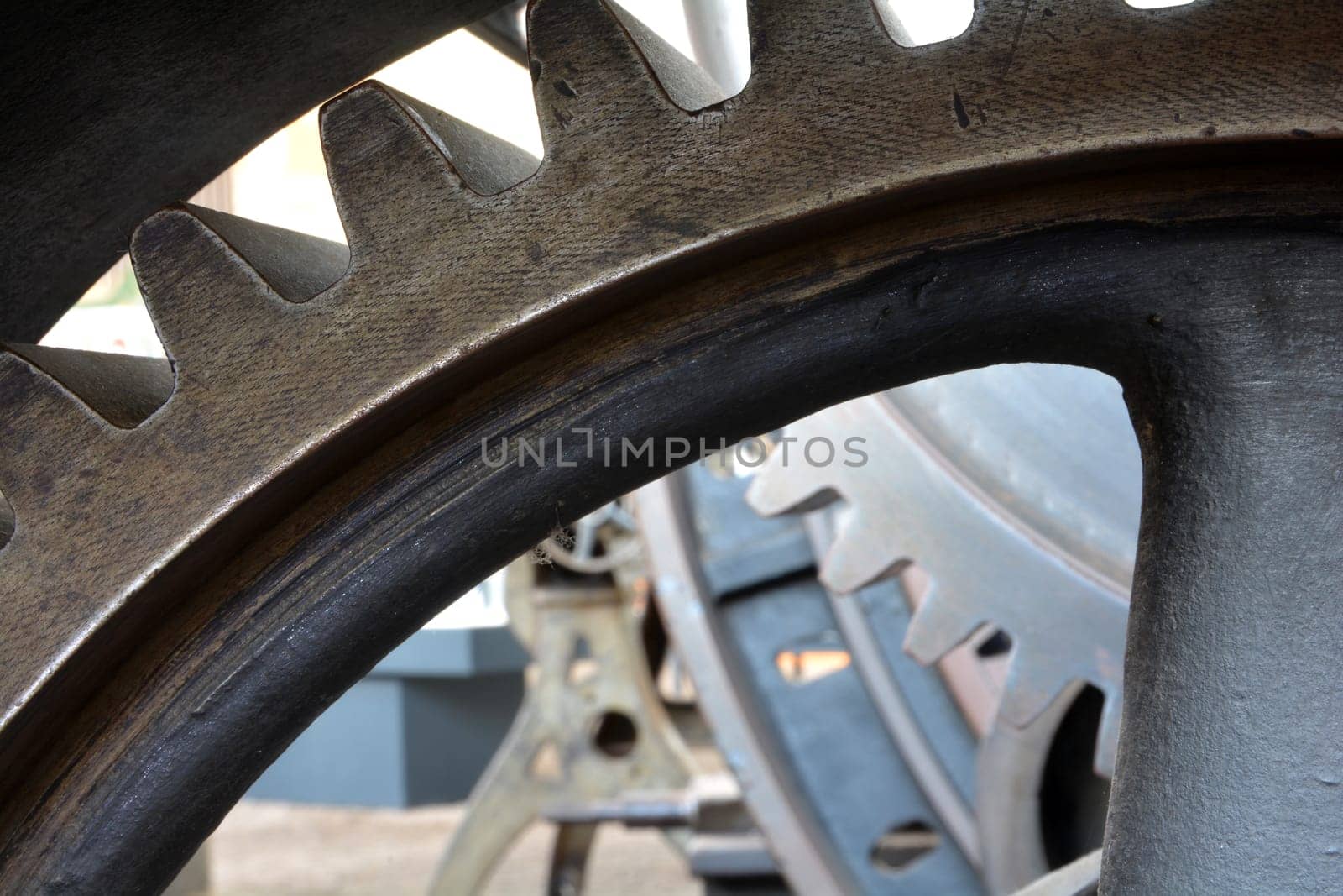 Gears of a machine in the Technik-Museum Magdeburg