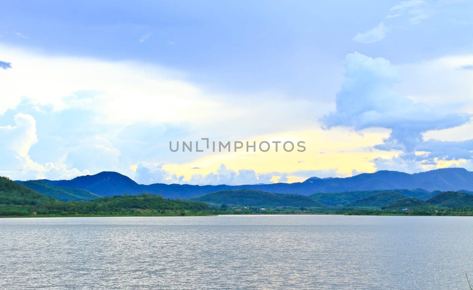 Sunset, Kaeng Krachan Dam, Kaengkrachan National Park Thailand
