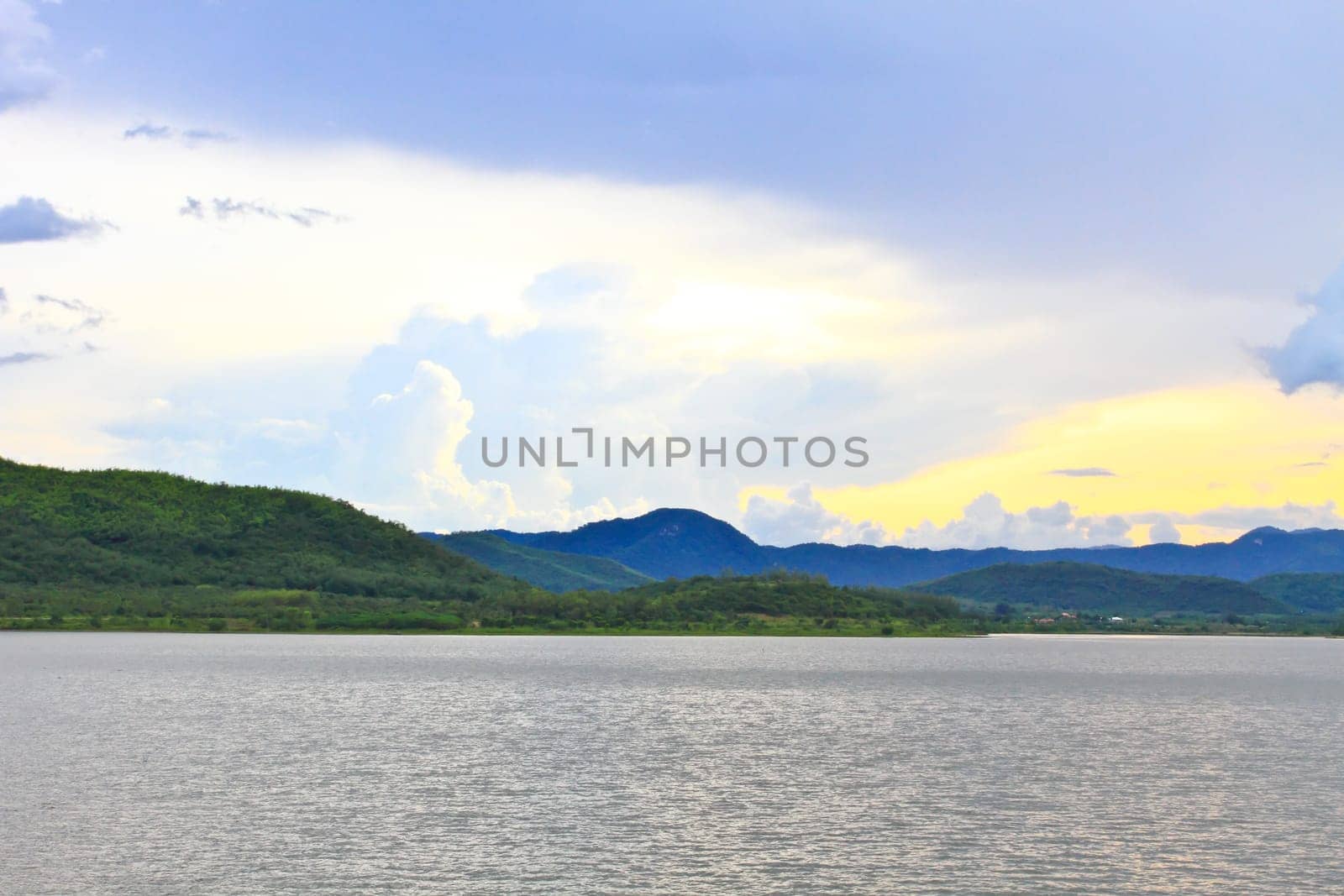 Sunset, Kaeng Krachan Dam, Kaengkrachan National Park Thailand