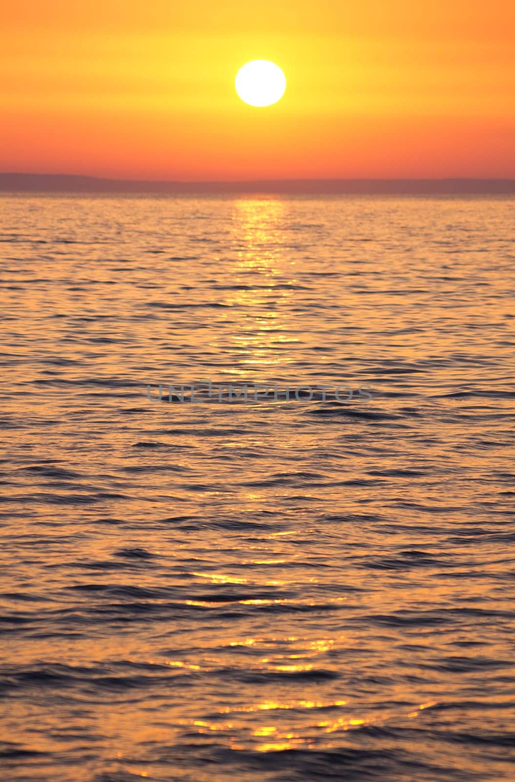 Sunset by the sea