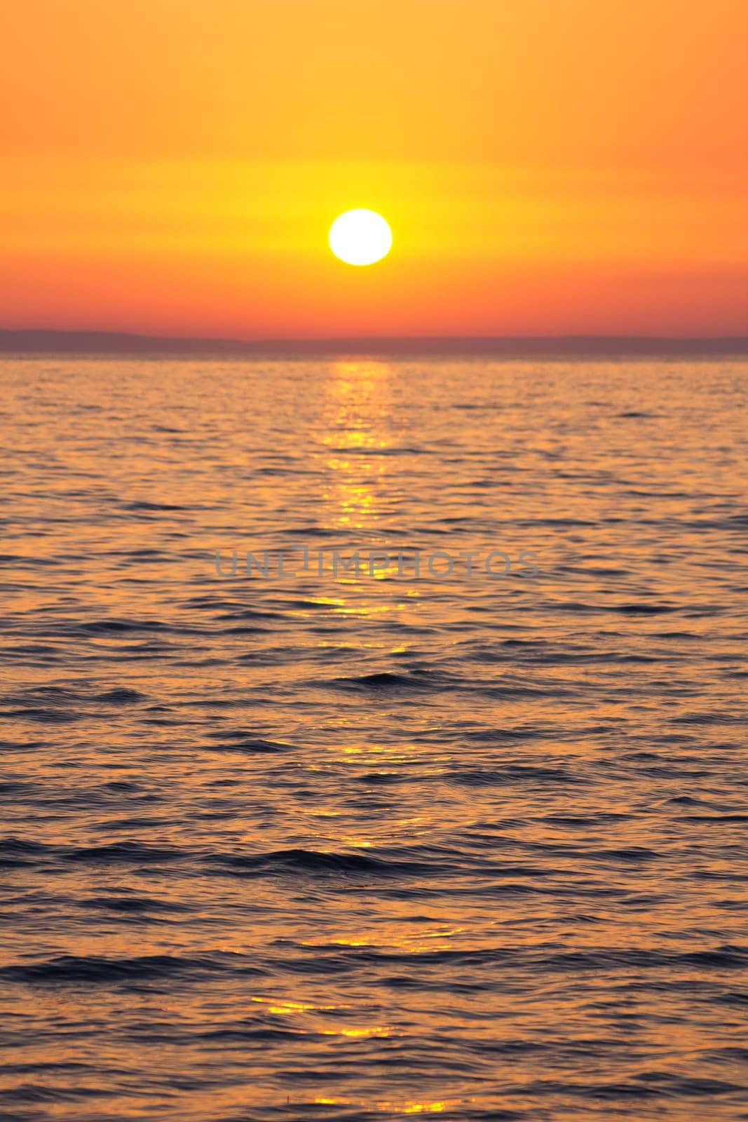 Sunset by the sea