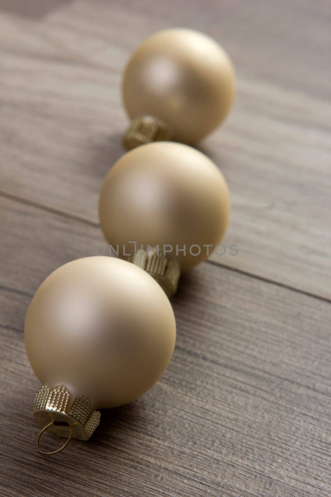 Christmas decoration on wooden background