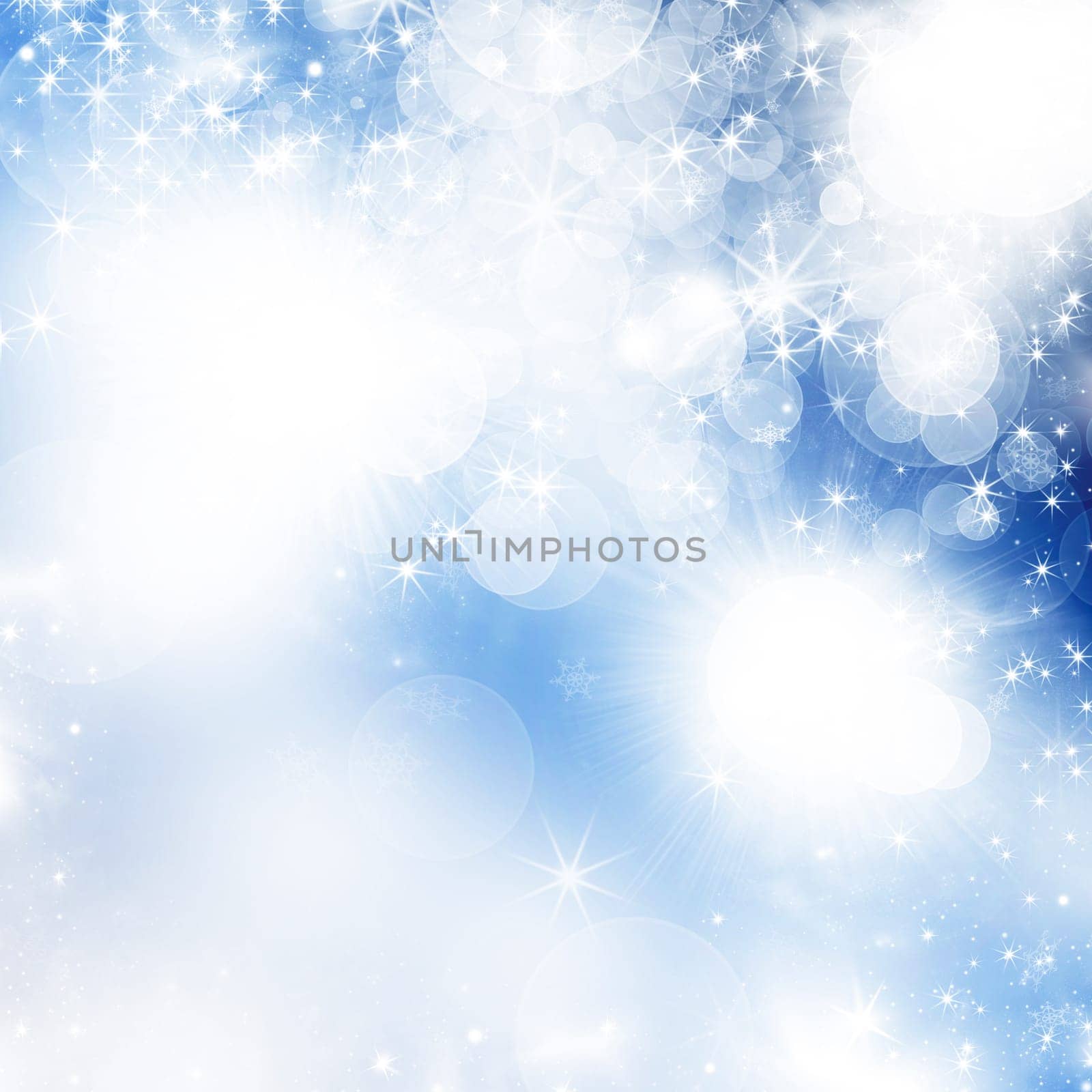 Abstract Christmas background of holiday lights