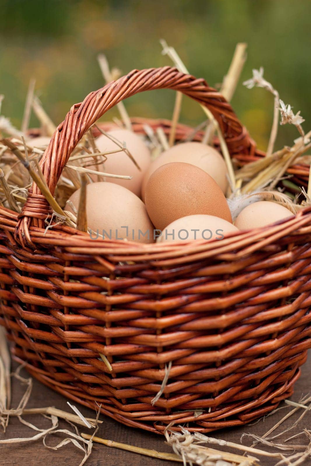 Fresh breakfast eggs
