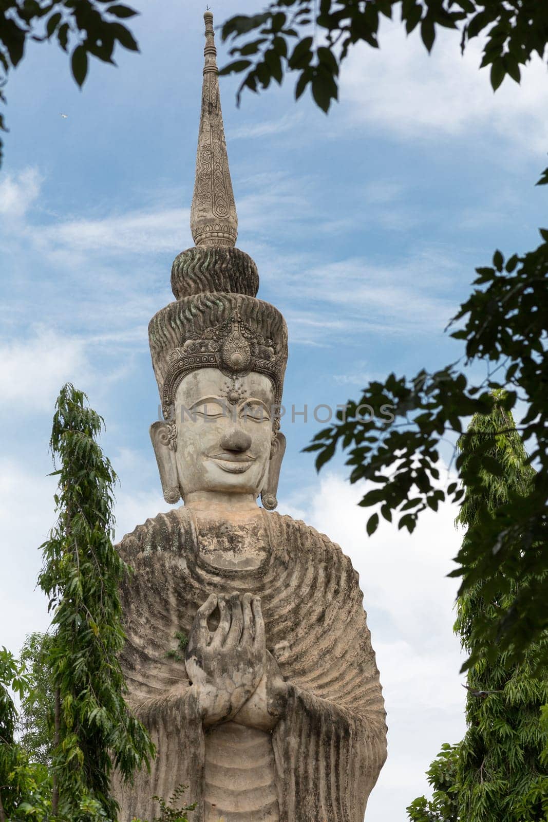 Figure Asia,huge Buddhist sculpture in the north of Thailand