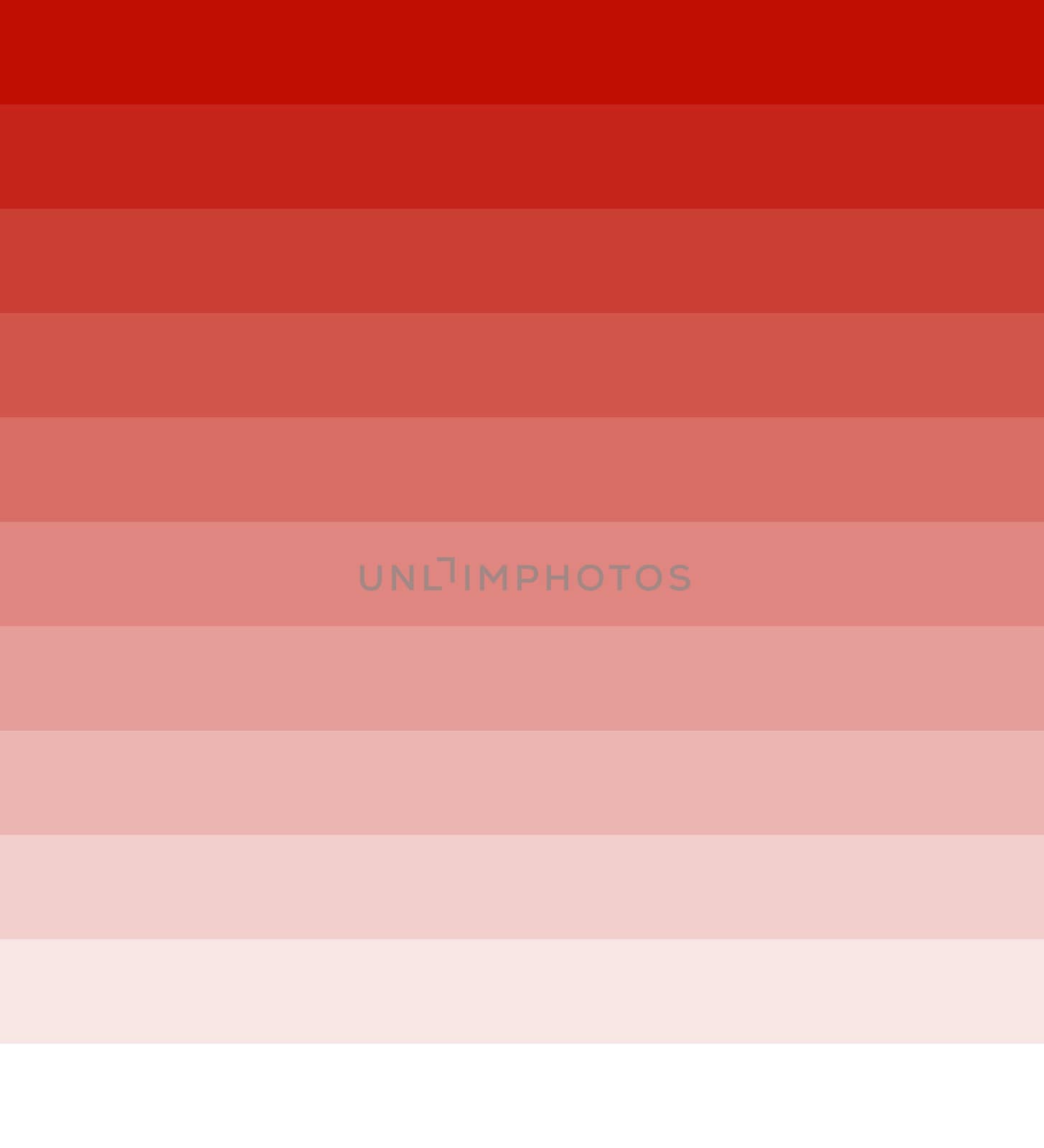 Stripes in red from dark to light