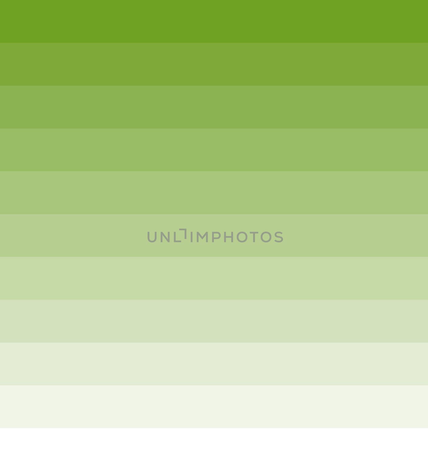 Stripes in green from dark to light