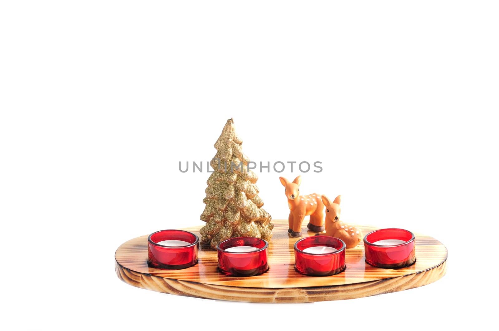 Glass Advent decoration
