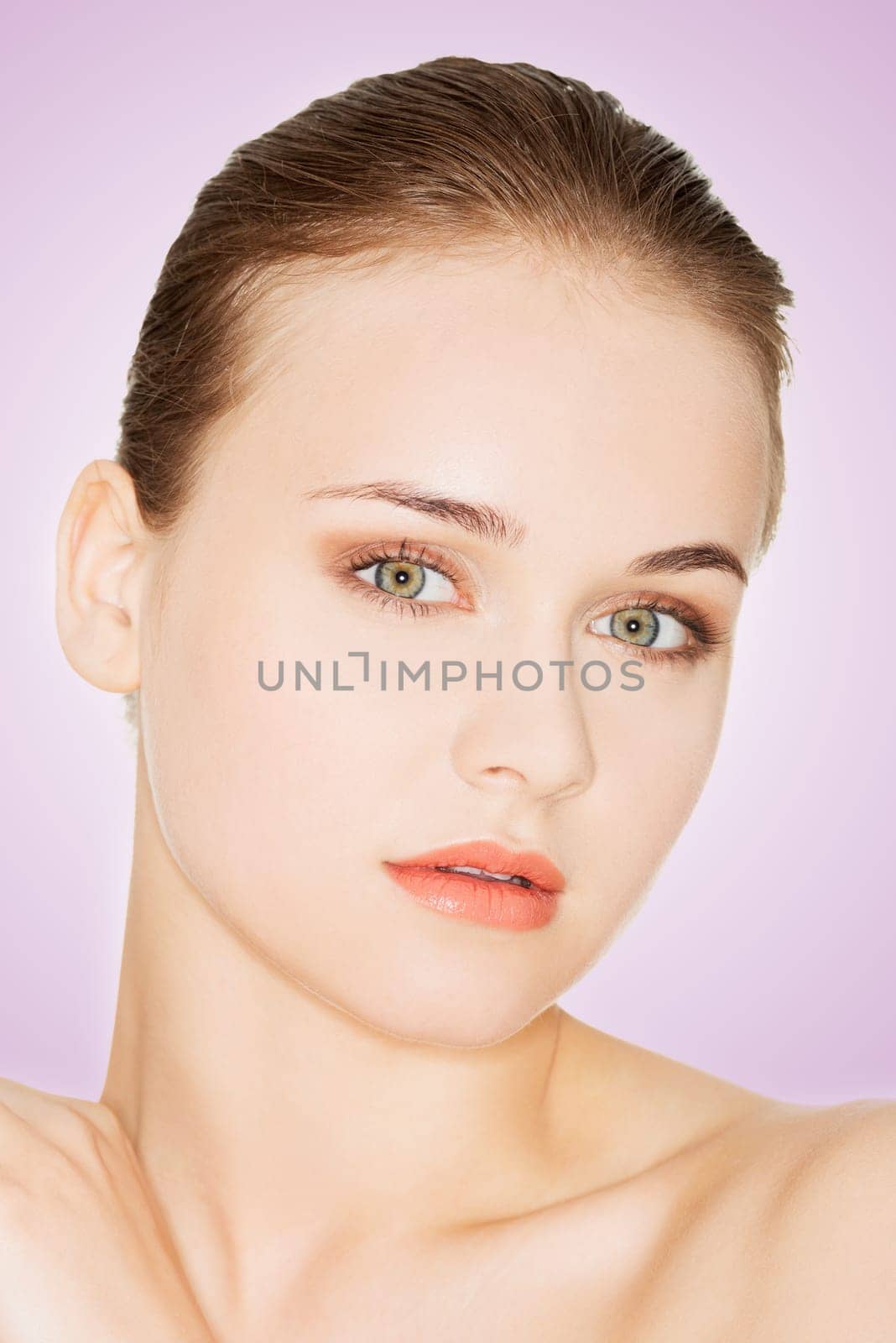 beauty woman. beautiful young woman with healthy clean skin.