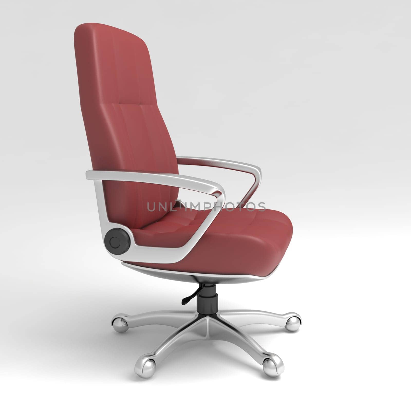 Concept chair on white background.