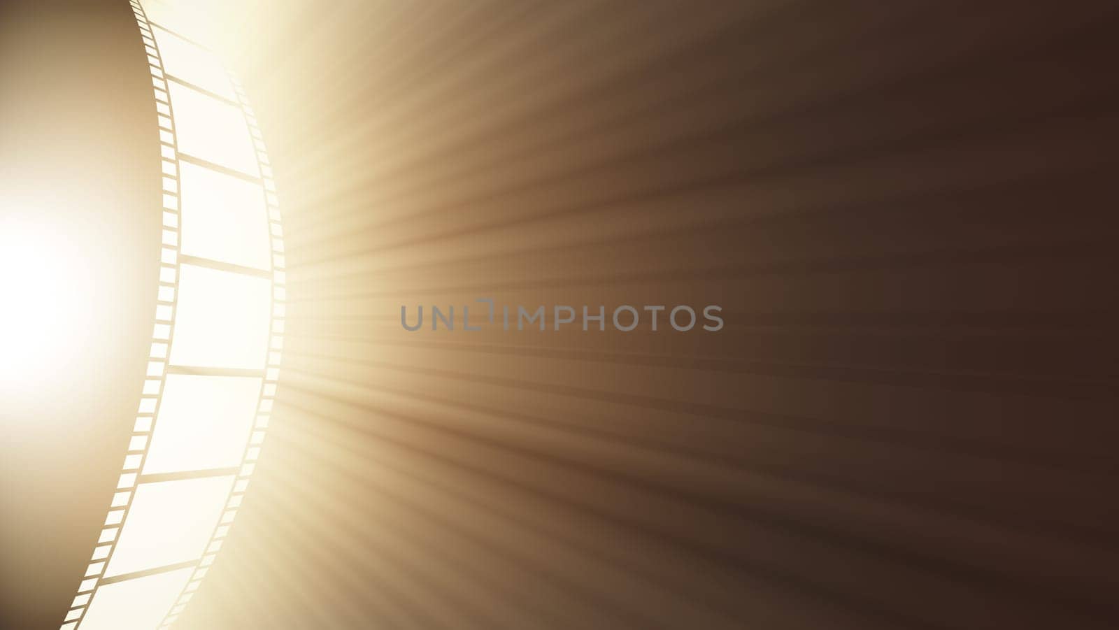 Filmstrip back light. Your text in the center.