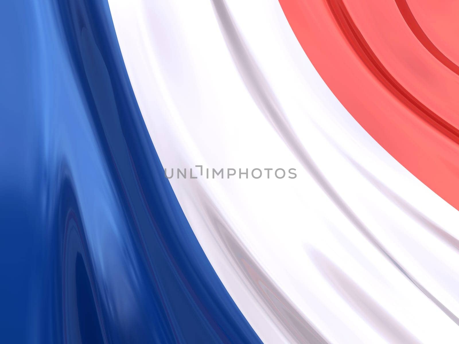 Glossy flag of France.