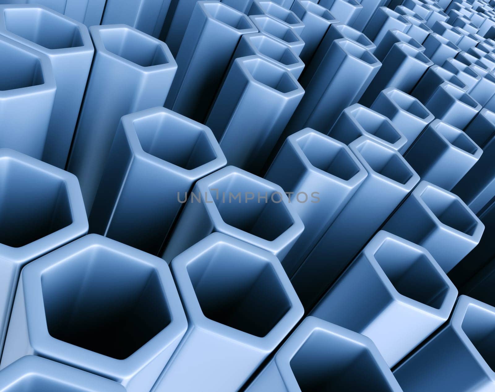 Abstract hexagon background. Background concept of form and geometry.