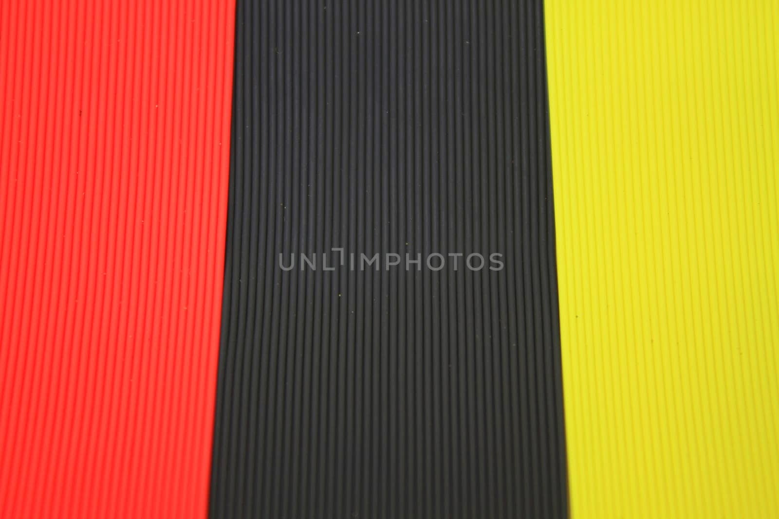 Silicone rubber colorful for lure fishing on white background