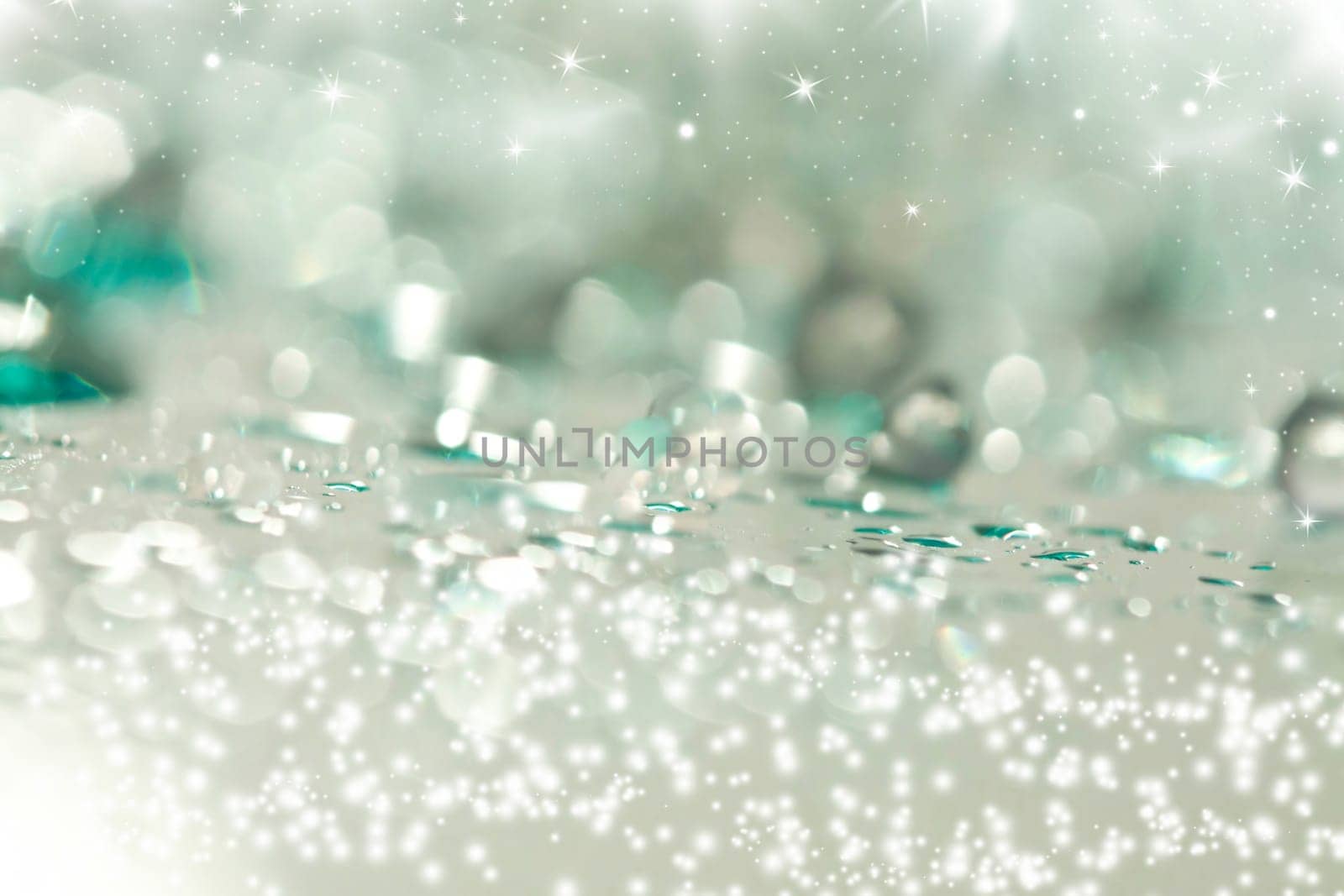 Abstract Christmas background with stars and  snowflakes