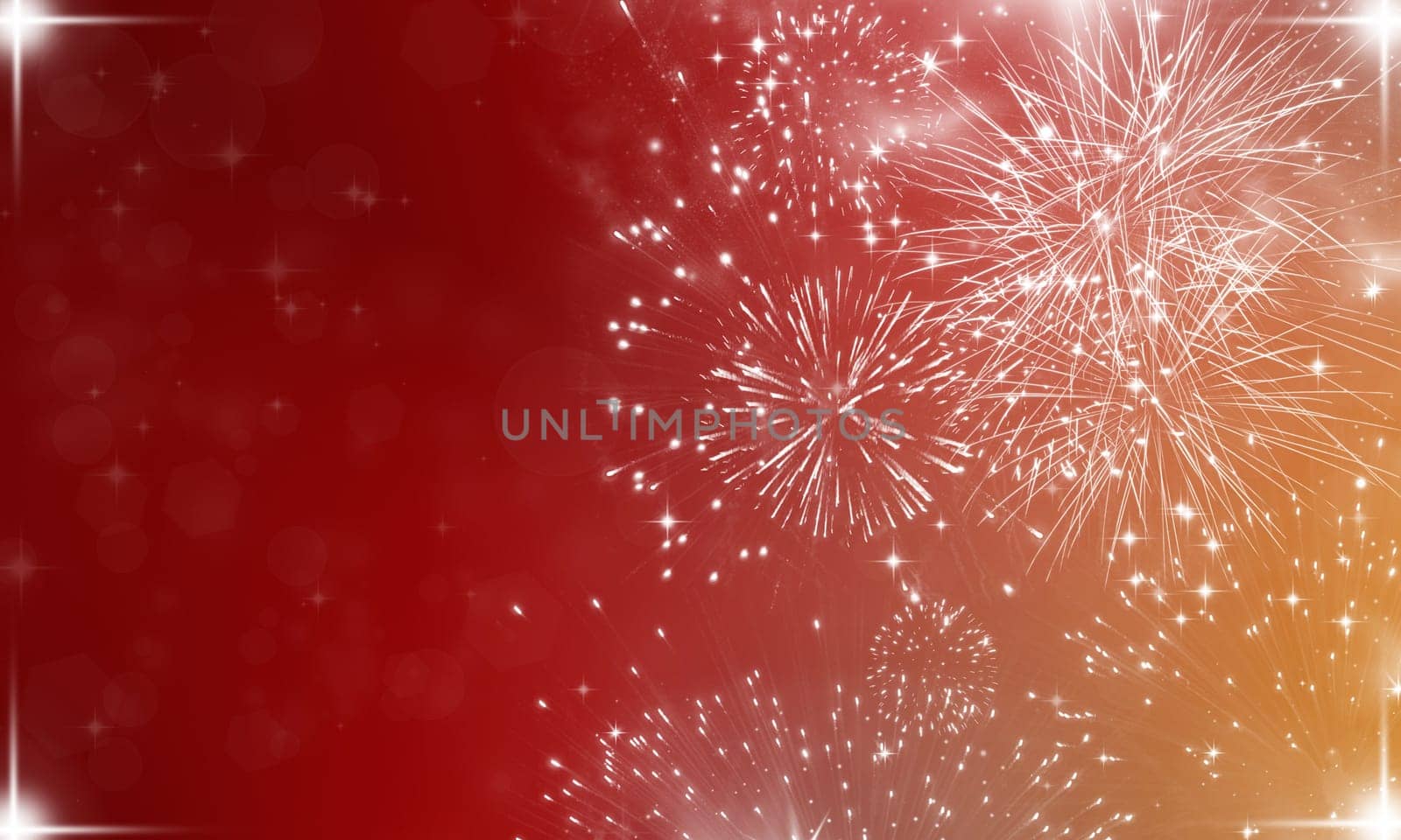 Abstract Christmas background of glistering holiday lights