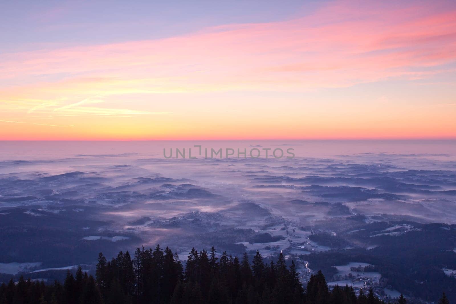 Sunrise on the mountain