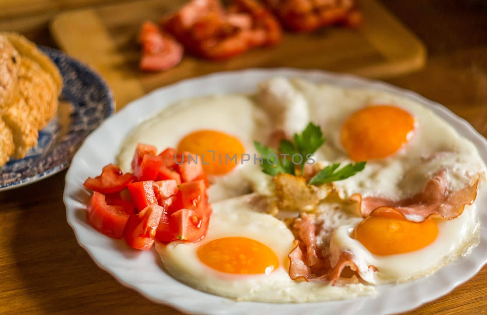 Ham and eggs