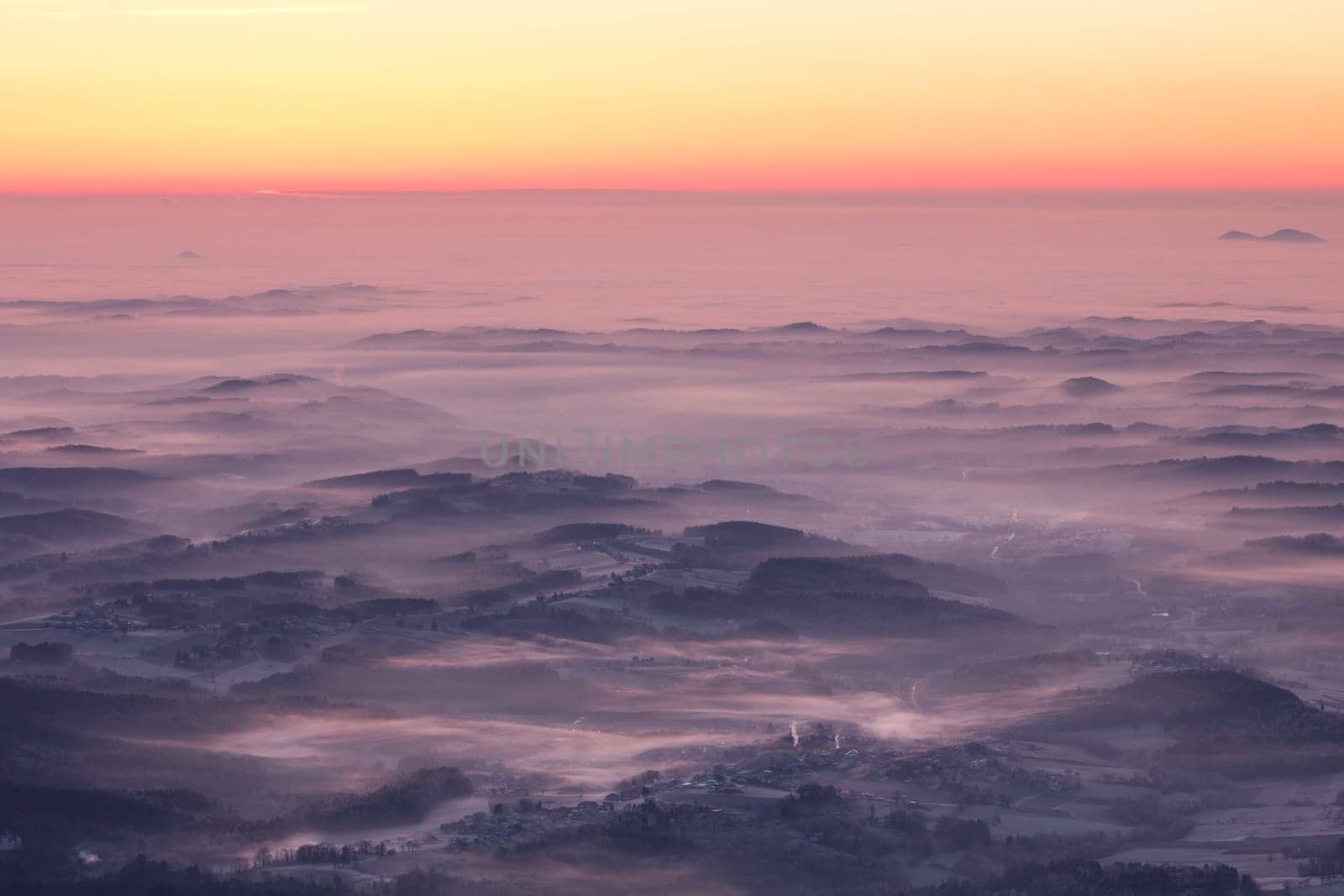 Sunrise on the mountain