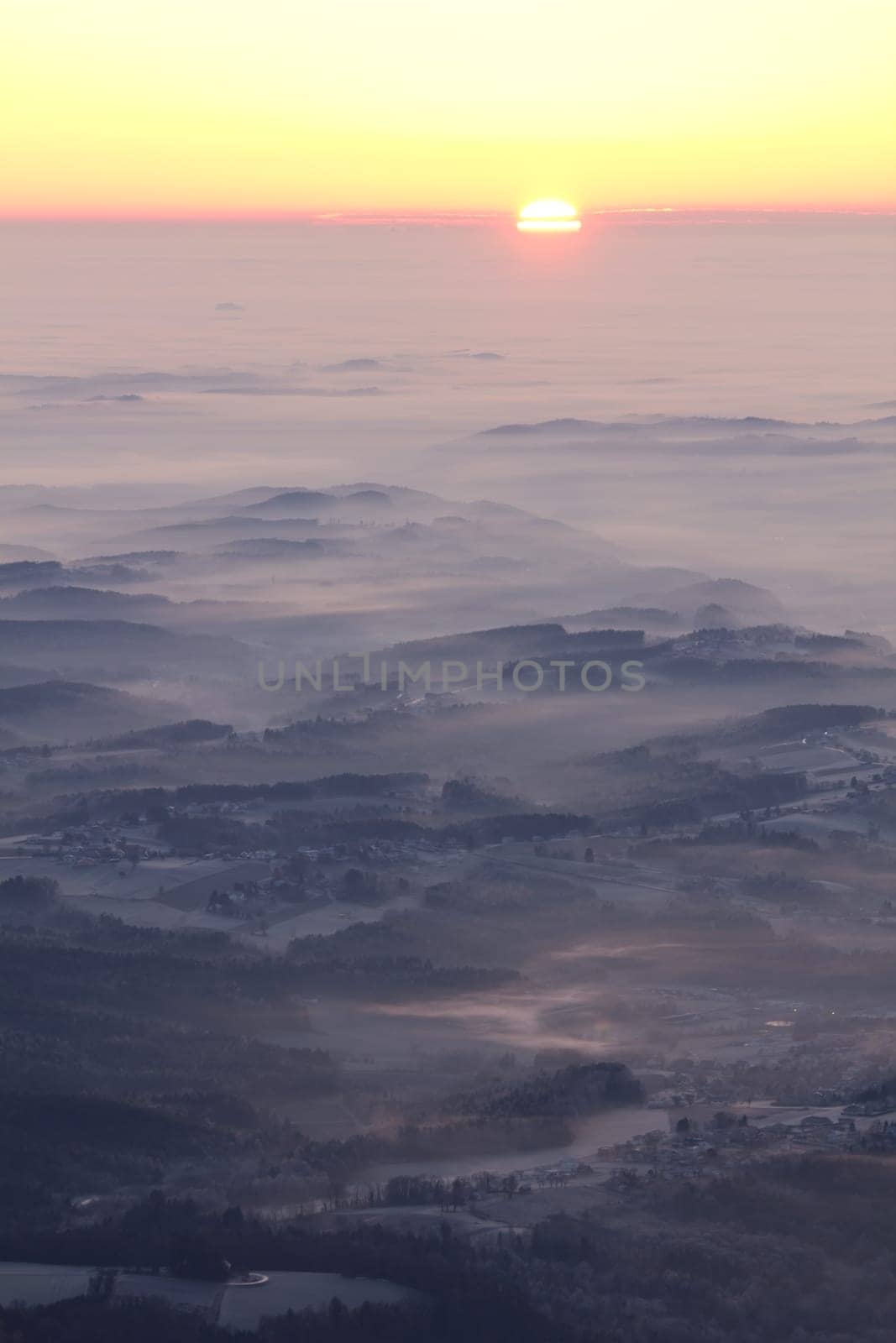Sunrise on the mountain