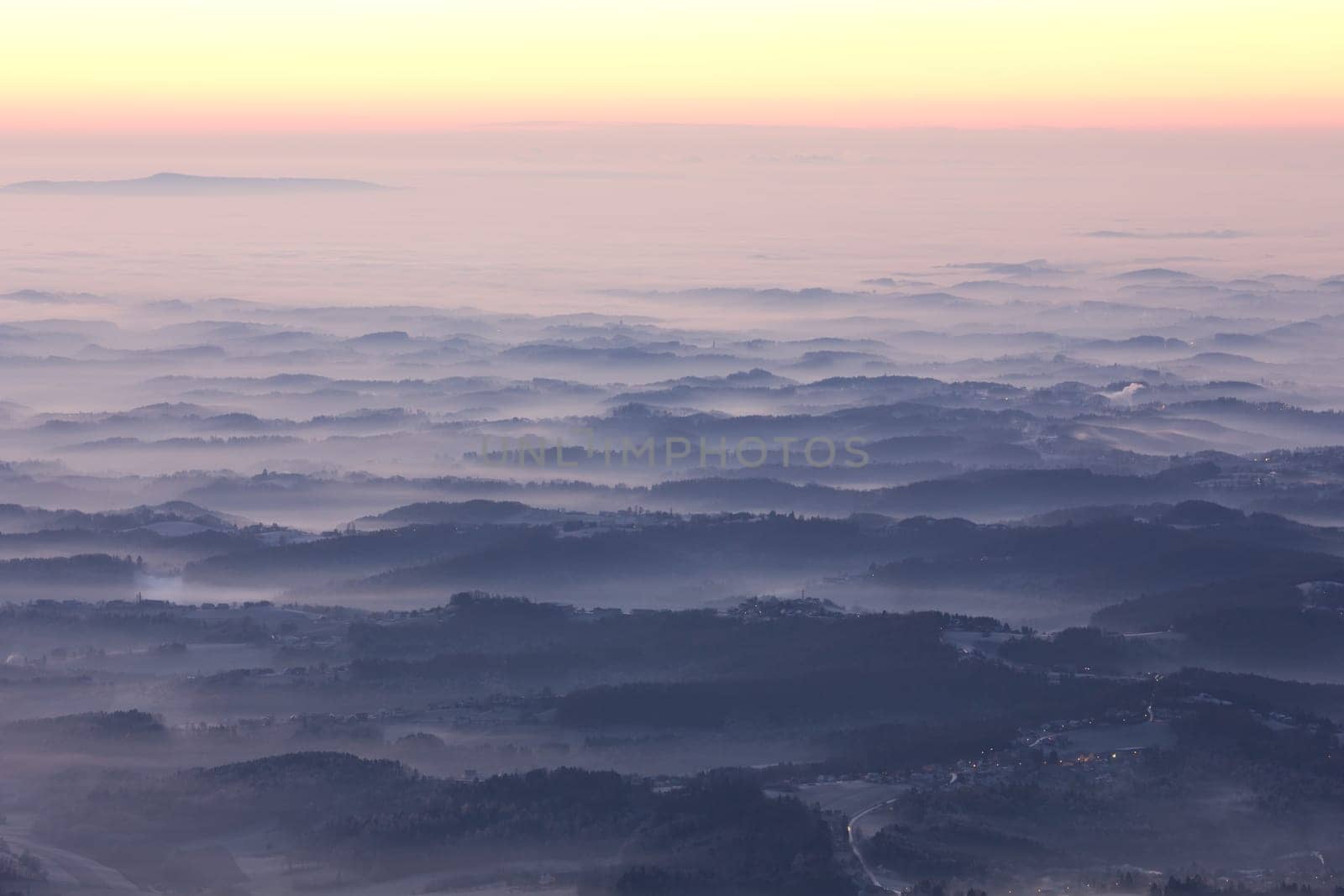 Sunrise on the mountain