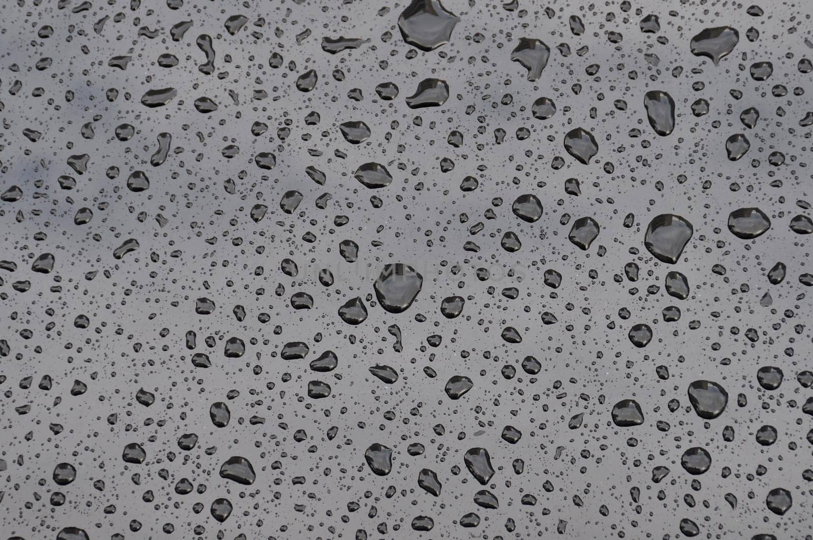 Rain on glass abstract texture. Autumn weather background.