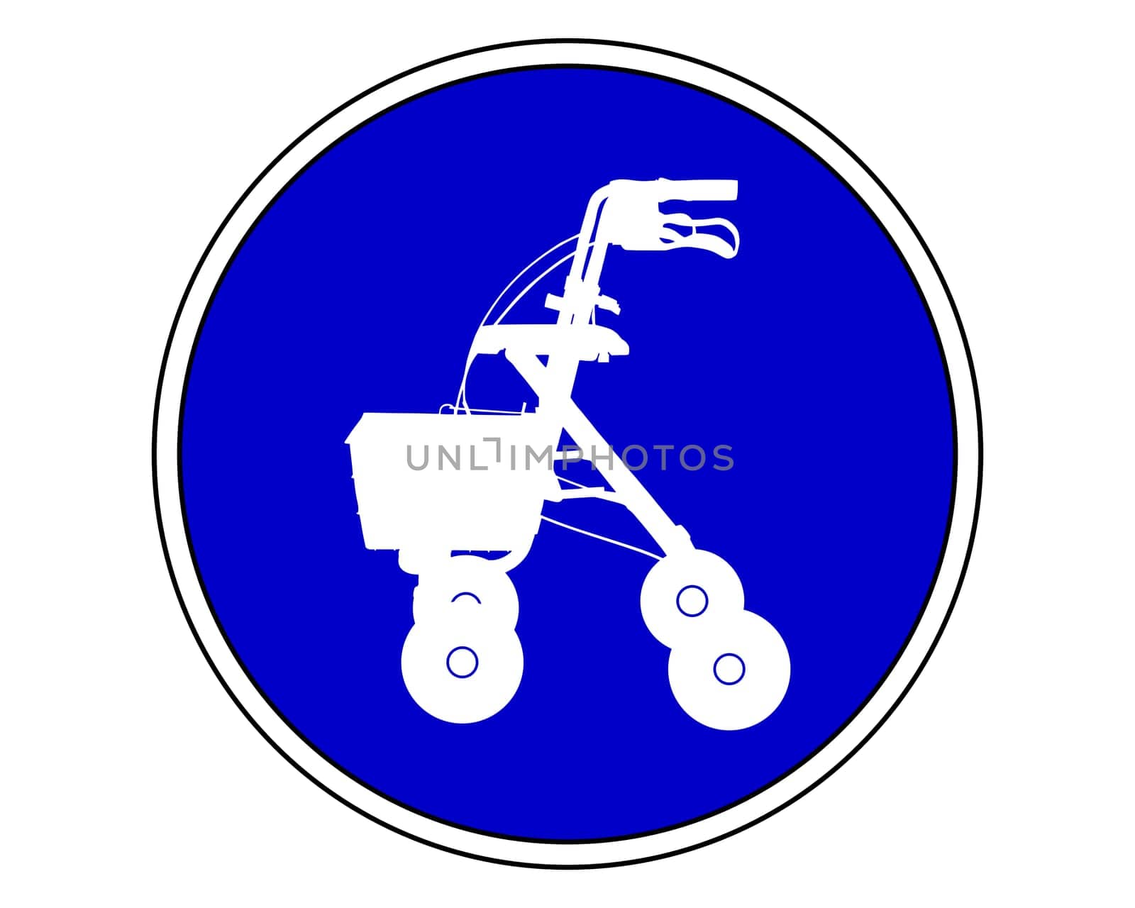 Rollators allowed