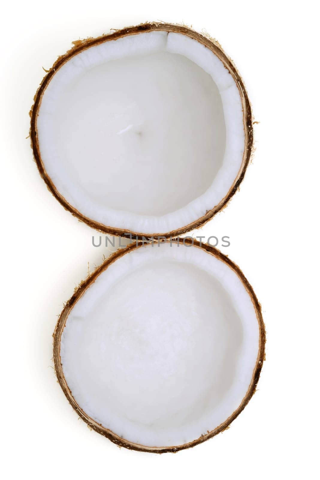 Coconut isolated on white