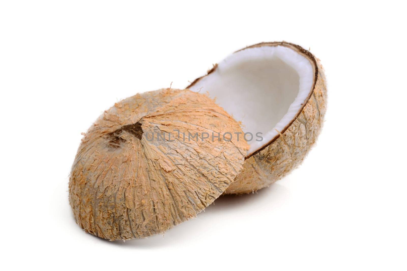 Coconut isolated on white
