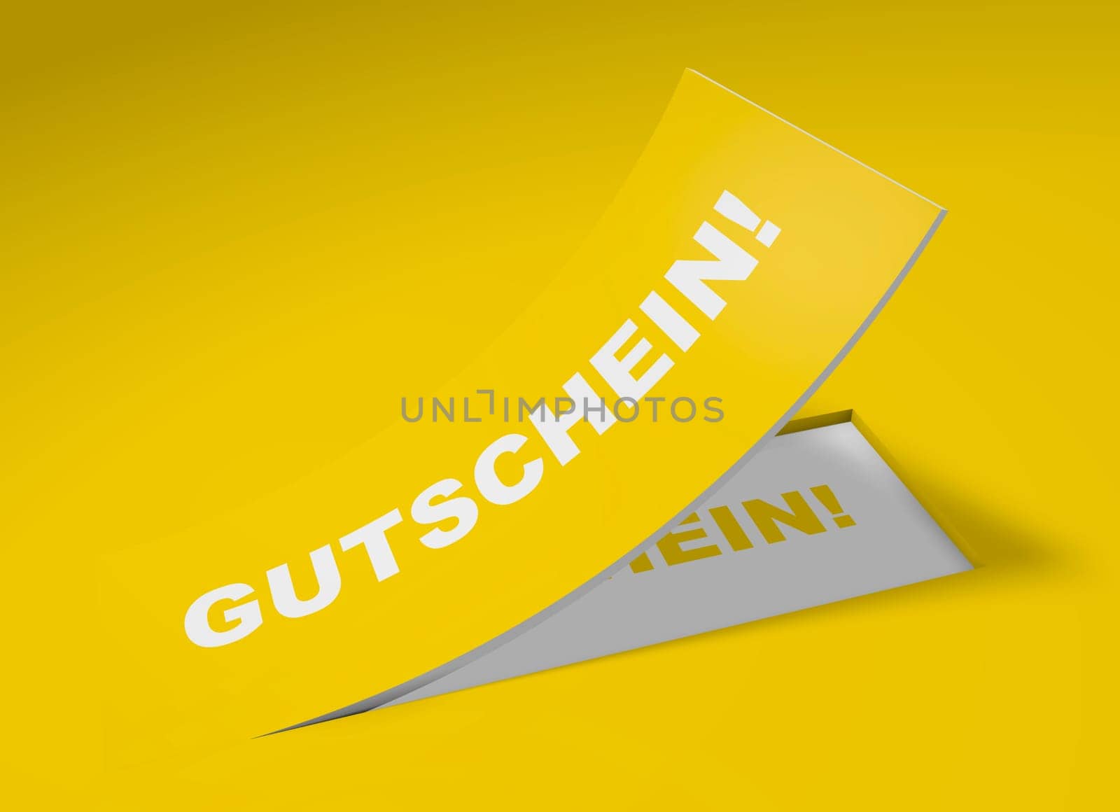 3D Label Yellow - Voucher!
