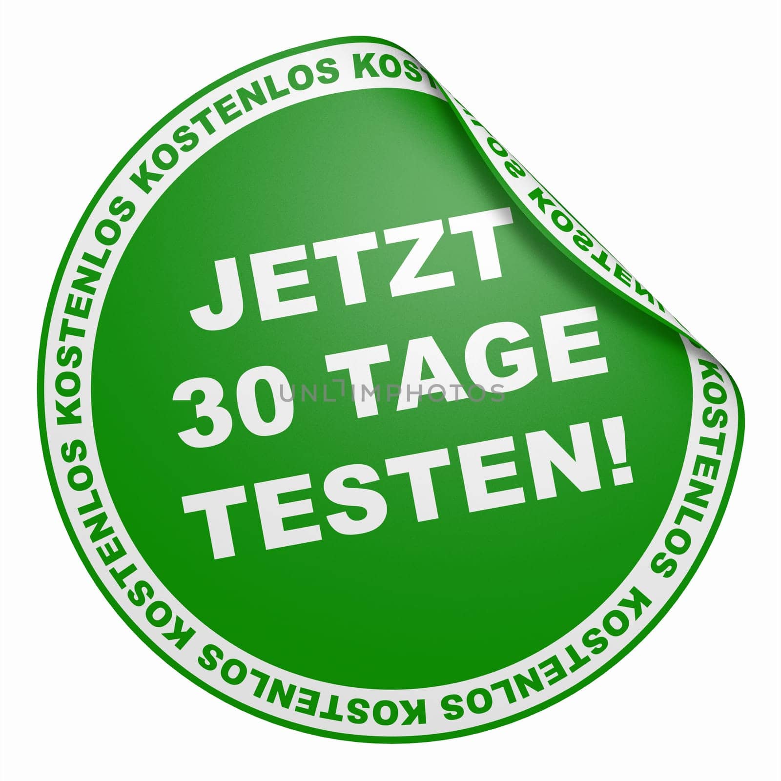 3D Sticker Green - Test now for 30 days