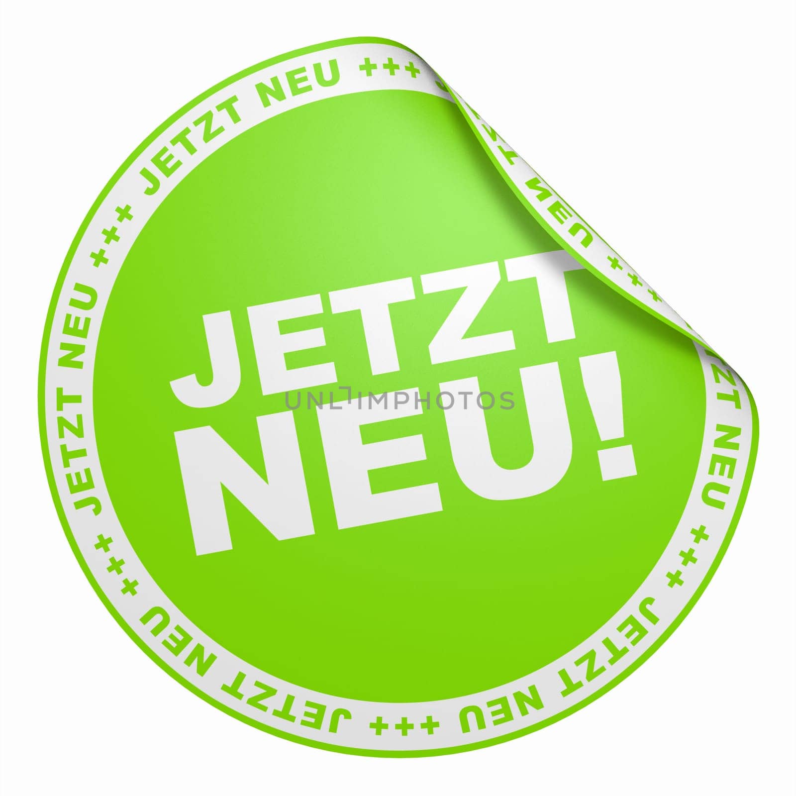 3D Sticker Light Green - Now new!