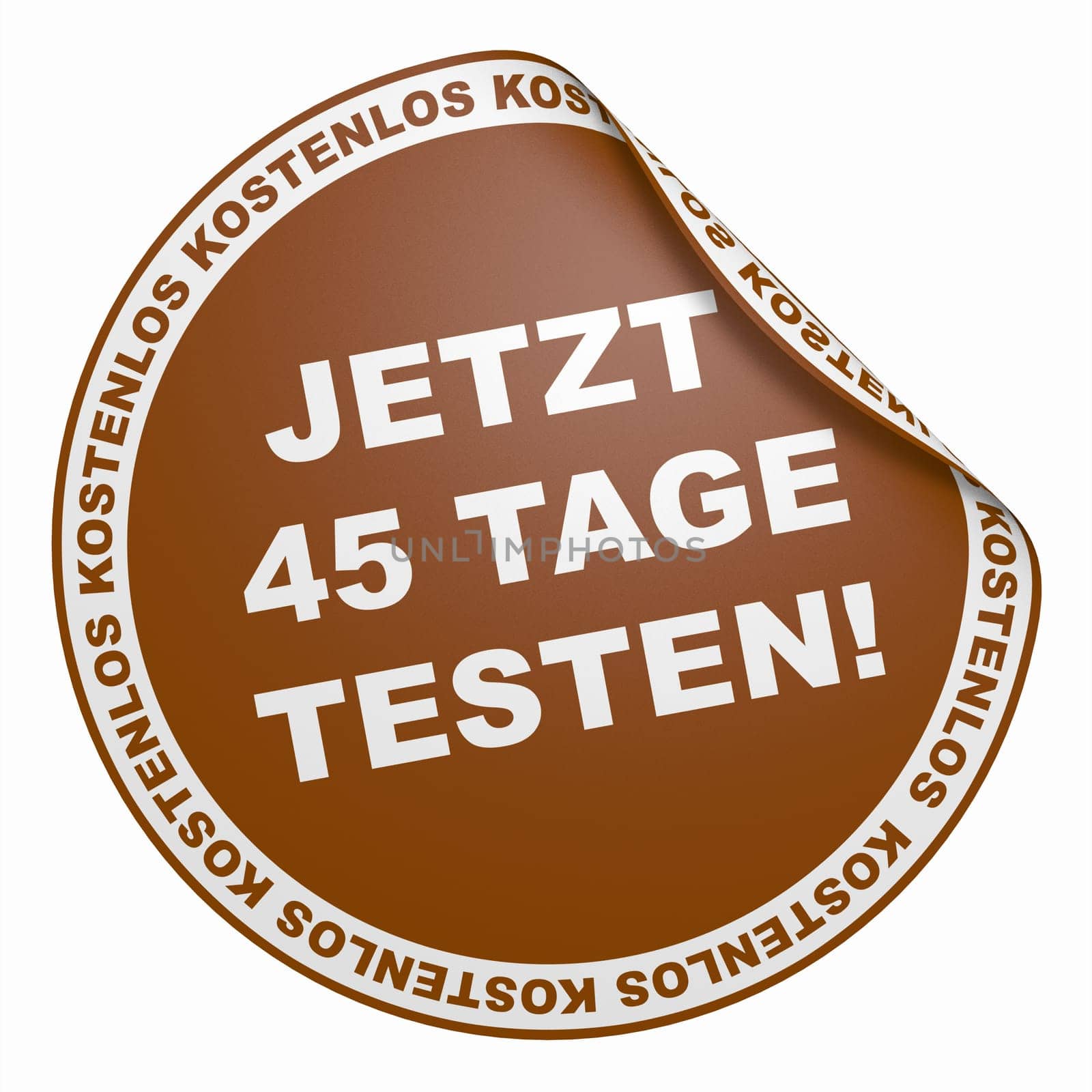 3D Sticker Light Brown - Test now for 45 days