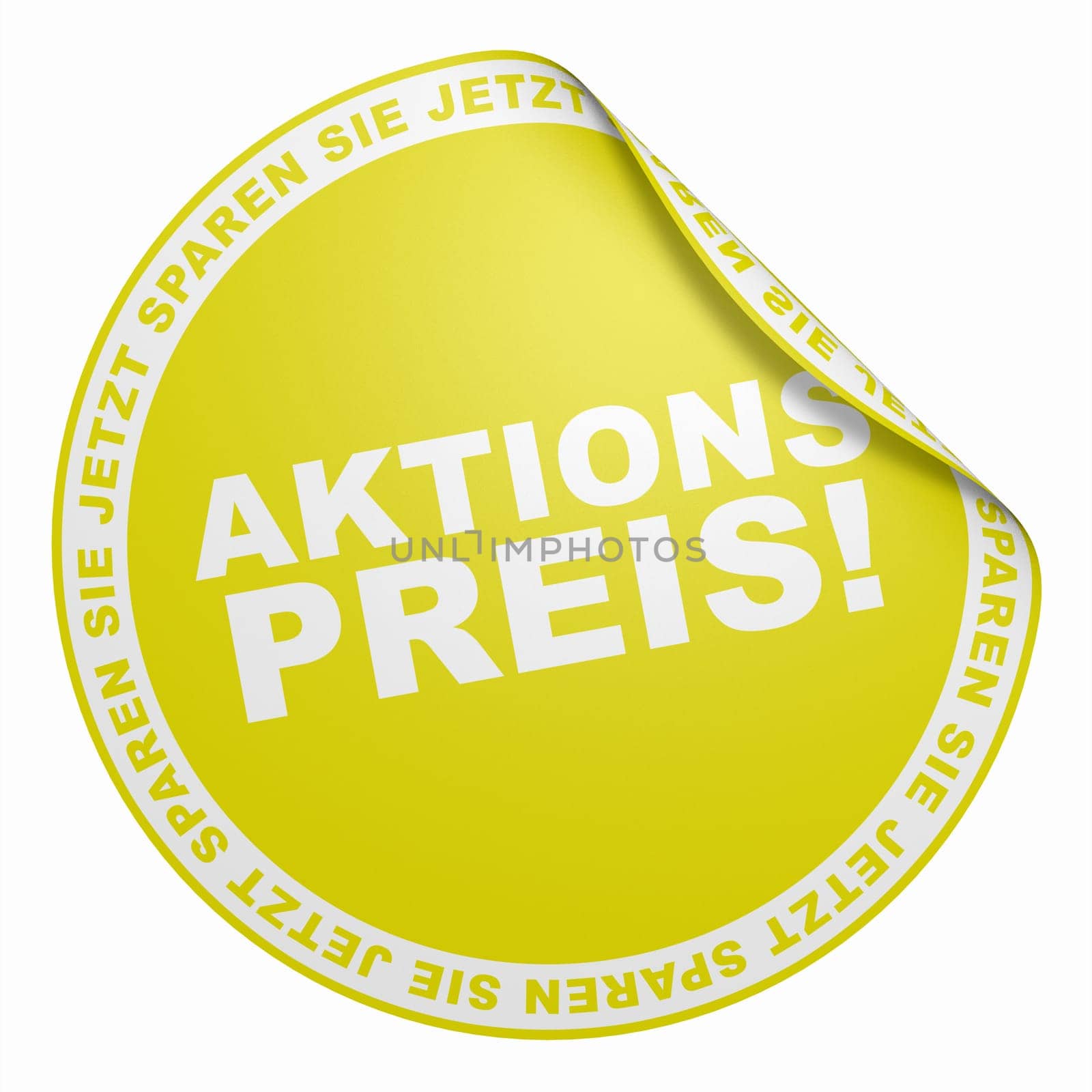 3D Sticker Yellow - Special Price!