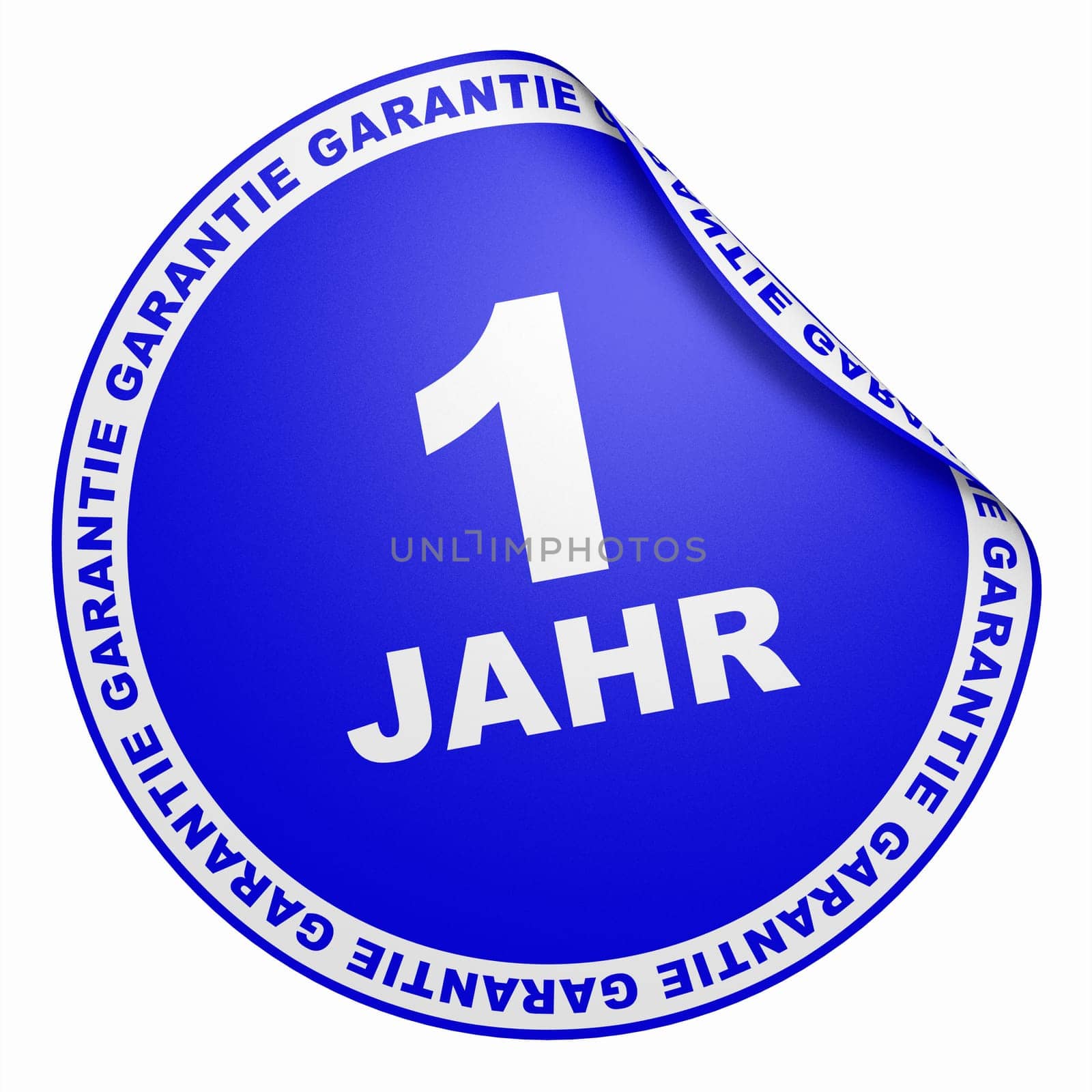 3D Sticker Dark Blue - 1 Year Warranty