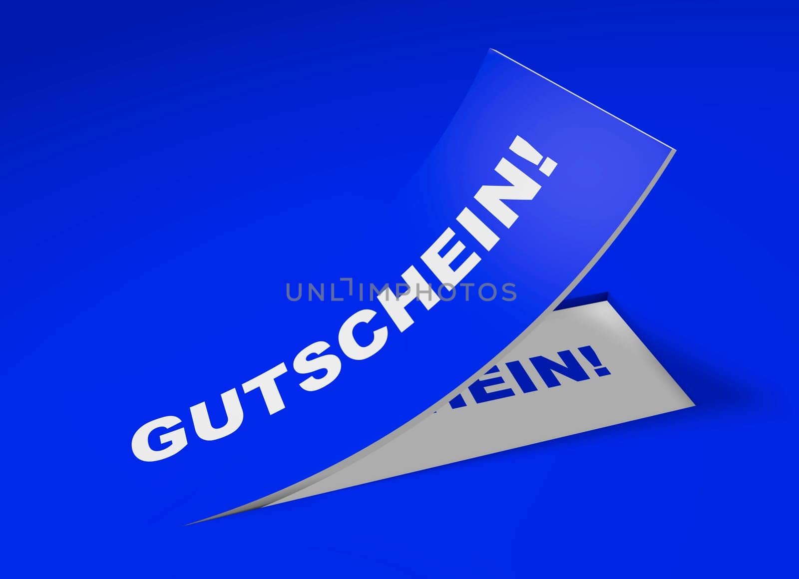 3D Label Blue - Voucher!