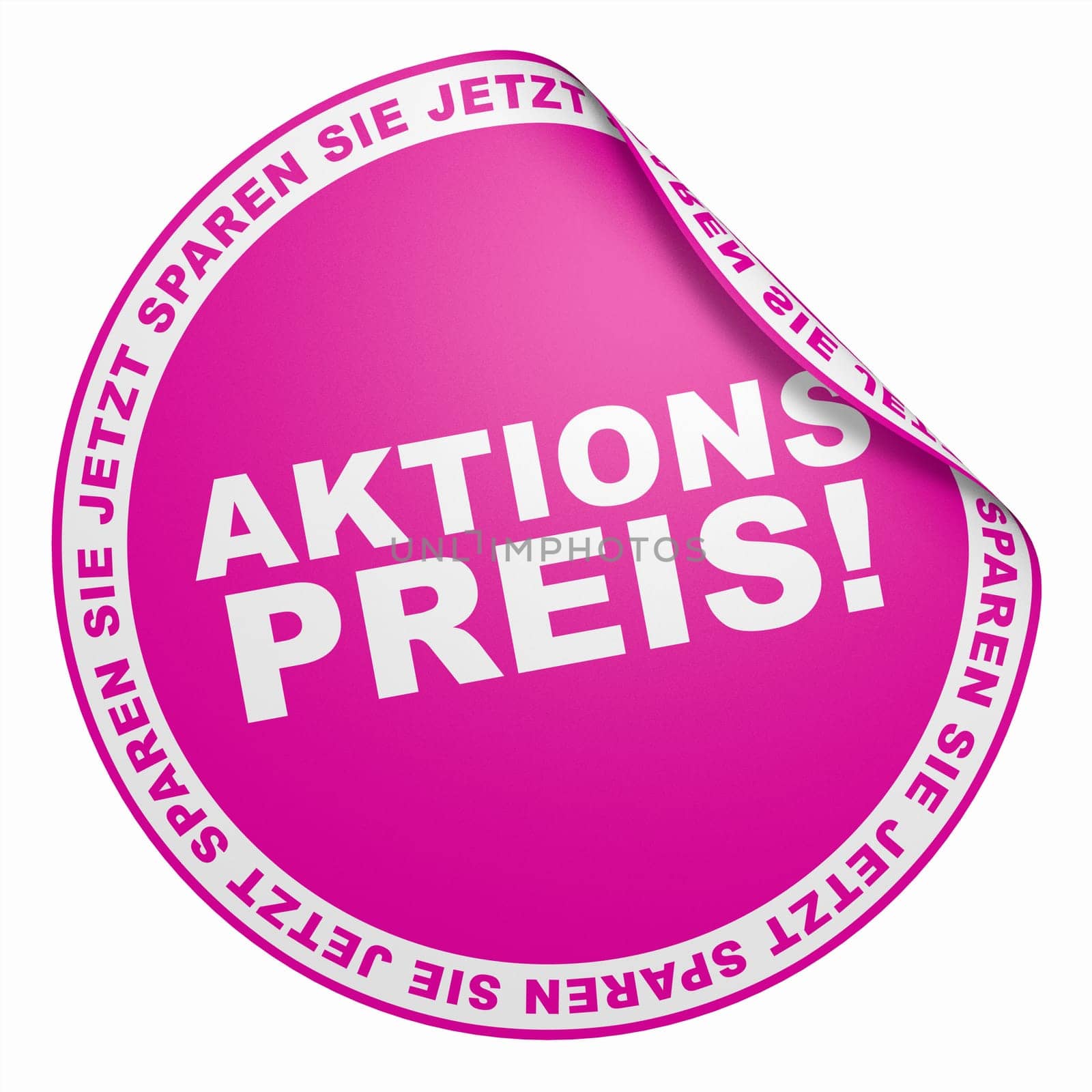 3D Sticker - Special Price! pink